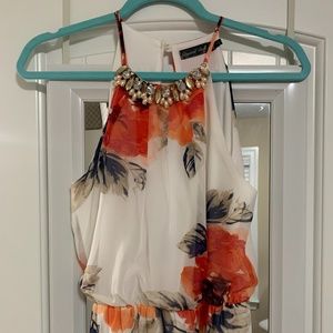 Flower maxi dress